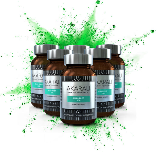 Tongkat Ali 180 capsules | 200mg Standardized Hot Water Root Extract | Clinically Tested